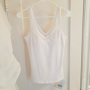 White Athletic Tank